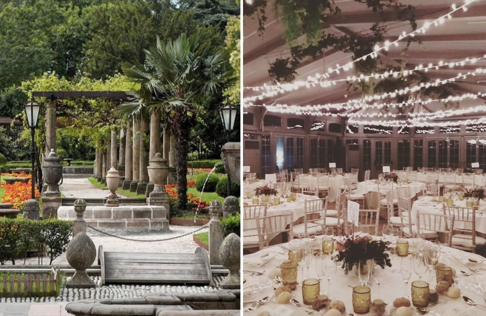 Jardín para bodas y salones Palacio de Avilés