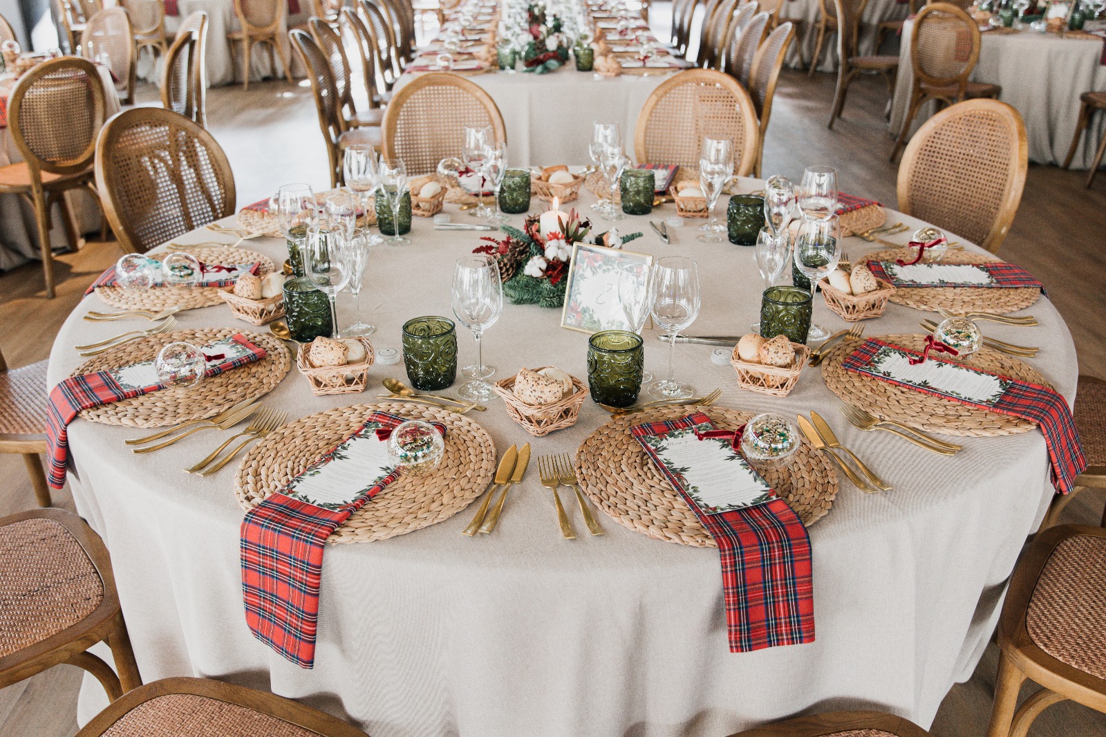 mesa boda Navidad