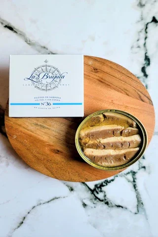 Filete de sardina en aceite de oliva – Conservas La Brújula