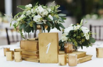 Ideas de decoración temática para mesas de bodas